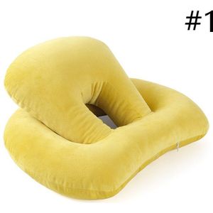 Octopus Vormige Kussen Memory Foam Beddengoed Kussen Nek Bescherming Kantoor Memory Foam Kussen Gezondheid Cervicale Nek Grootte In 34*43CM