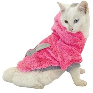 Pluizige Roze Bunny Hooded Sweatshirt Kat Süeteri Cat Outfit Maat Xl Is Gevestigd
