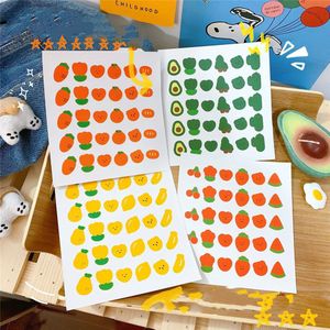Kleur Fruit Avocado Beer Bloem Sticker Diy Scrapbooking Geluk Planner Mobiele Telefoon Shell Decoratie Envelop Stickers