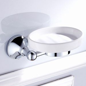 Goud Zeepbakjes Black Wall Mounted Chrome Antieke Vintage Douche Keramische Zeepbakje Houder Badkamer Wc Hand Wassen Zeepbakje wit