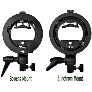 Godox S-type Speedlite Bracket Bowens/Elinchrom S Mount Houder Flash Adapter voor Photo Studio Softbox Reflector Schoonheid schotel