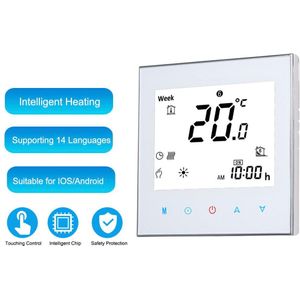 Digitale Thermostaat Met Wifi Connection & Voice Control Touch Screen Ac 95-240V 5A Voor Alle Water Verwarming systemen Thermostaat Ga