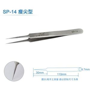 Vetus Hoge Precisie Wimper Pincet Rvs Anti-Statische Pincet Professionele Voor Wimper Extension Make Tool