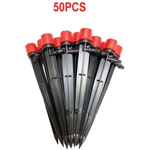 100-20Pc 360 ° Druppelaar Verstelbare Druppelirrigatie Bevloeiing Micro Sprinkler Voor 4/7Mm Slang kassen Tuin Watering Tool