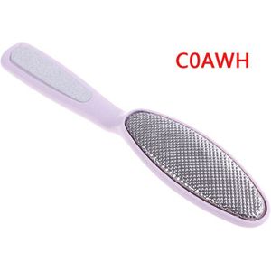 1Pcs Dubbelzijdig Voetvijl Rasp Professionele Voetverzorging Eelt Harde Dode Huid Verwijderen Pedicure Tool Multicolor