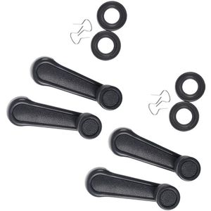 4 Stuks Grijs Plastic Universal Car Raambedieningsmechanisme Krukken Handvat Hendel