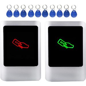 Regendicht Enkele Deur Access Controller Metal Shell Onafhankelijke Kaart Vegen Id 125Khz Rfid Kaartlezer Toepassing Spanning DC12V