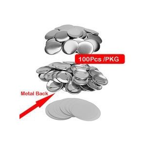 25Mm Metalen Terug Diy Badge Button Pins Blank Grondstof Pins Knoppen Badges Levert Onderdelen 100 Stuks