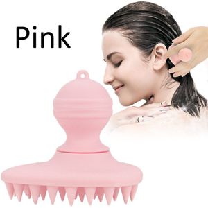 Multi Silicone Haar Body Borstel Siliconen Hoofd Hoofdhuid Massage Borstel Kam Spa Afslanken Borstel Haar Wassen Kam Douche Bad Borstel