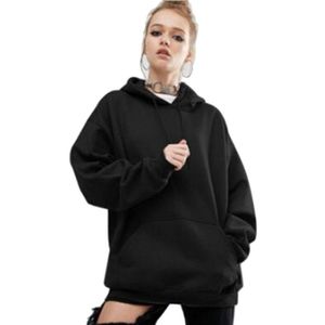 Herfst/Winter Vrouwen Skateboarden Lady Bat Mouwen Fitness Sport Hoodies Femme Lange Mouw Losse Pure Kleur hoodies