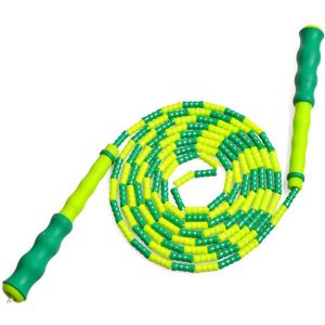 Plastic Kralen Practocal Jump Rope Met Anti-slip Handvat Lichtgewicht Verstelbare Springtouw Fitness Touw voor Volwassen Kid Chidren *