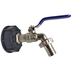 Ibc Tank Adapter S60X6 1/2 ""Tuinslang Kraan Water Tank Slang Connector 3/4"" Tuin Tap Vervanging Connector Montage valve