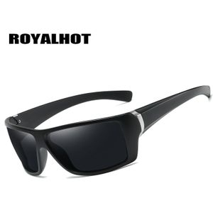 RoyalHot Mannen Vrouwen Gepolariseerde Blauwe Sport Zonnebril Vintage Zonnebril Retro Eyewear Shades Óculos masculino Mannelijke 900179
