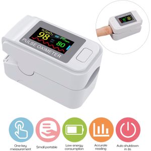 Digitale Vingertop Pulsoxymeter Bloed Zuurstof Sensor Verzadiging Lcd Mini SpO2 Hartslag Meting Meter Voor Familie