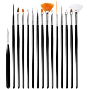 Fijne Hand Geschilderde Schilderen Pen Blue Baton Tekening Art Pen Kwast Kunst Levert Nylon Borstel Speciale Aanbieding