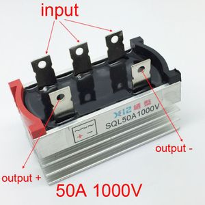 SQL 50A 1000 v Drie-Fase Brug Gelijkrichter Borstelloze Generator Met Heatsink SQL50A1000V