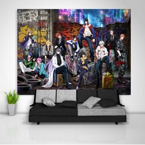 Japanse Rap Tapestry Art Wall Opknoping Sofa Tafel Bed Cover