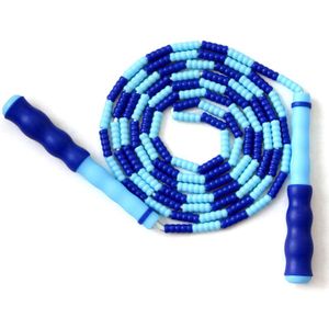 Plastic Kralen Practocal Jump Rope Met Anti-slip Handvat Lichtgewicht Verstelbare Springtouw Fitness Touw voor Volwassen Kid Chidren *