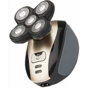 5 In 1 Oplaadbare Elektrische Scheerapparaat 5 Scheerhoofden Scheerapparaten Tondeuse Neus Oor Baard Trimmer Mannen Facial Cleaning borstel