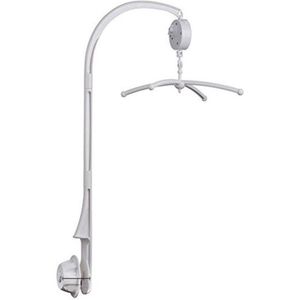 Baby Muziekdoos Wit Rammelaars Beugel Set Mobiele Bed Bel Speelgoed Houder Arm Beugel Wind-up Rammelaar speelgoed