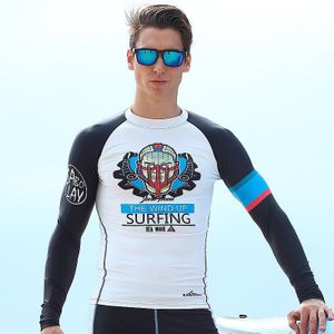 Heren Lange Mouw Rashguard Bescherming Splice Basic Skins Surfen Badmode lange broek Strakke legging surf volledige pak zwemmen