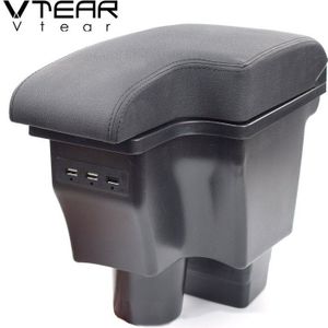 Vtear Voor Mazda 2/Mazda2/Demio Armsteun Auto Middenconsole Opbergdoos Interieur Arm Rest Auto-Styling auto Accessoires