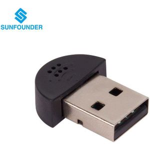 SunFounder USB Mini Microfoon voor Raspberry Pi 4 Model B, 3B +, 3B, 2 Model B en Rpi B + Laptop Desktop PCs Skype