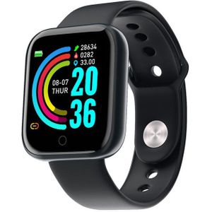 Y68 Smart Horloge Fitness Tracker Smart Horloge Sport Smart Armband Hartslag Bloeddruk Smartband Monitor Gezondheid Smartwatch
