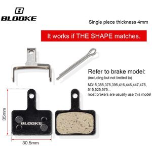 10 Paar Fiets Schijfremblokken Hars Mtb Schijfremblokken Voor Shimano B01S MT200 M400 MT500 M315 ~ m525