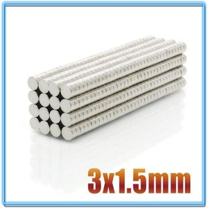 100Pcs Mini Kleine N35 Ronde Magneet 3X1 3X1.5 3X2 3X4 3X5 3X10 Mm Neodymium Magneet Permanente Ndfeb Super Sterke Krachtige Magneten