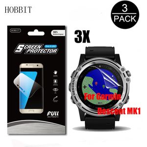 3Pack Voor Garmin Afdaling Mk1 Gebogen Screen Anti-Shock Hd Anti-Kras Anti-Bellen Screen Protector smartwatch Cover Film
