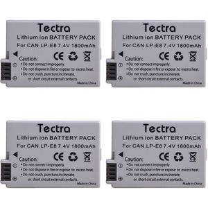 3 Pc 1800 Mah LP-E8 Lp E8 LPE8 Camera Li-Ion Batterij Voor Canon Eos 550D 600D 650D 700D Kus X4 x5 X6i X7i Rebel T2i