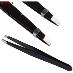 Neus Ontharing Wenkbrauw Pincet Vrouwen Meisje Make-Up Tool Nuttig Jetting 1Pc Pro Rvs Slant Tip gezicht