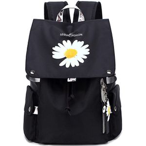 Waterdichte Usb Opladen Vrouwen Nylon Schooltassen Voor Tiener Meisjes Bloemen Gedrukt School Laptop Rugzak Student Reizen Boekentas