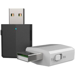 USB Bluetooth 5.0 Ontvanger Zender voor TV 3.5MM Mini Auto AUX Stereo Muziek met Veranderende Schakelaar Draadloze Adapter