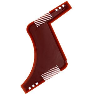 Baard Styling Template Stencil Baard Kam Voor Mannen Lichtgewicht En Flexibele Fits All-In-een Tool Baard shaping Tool