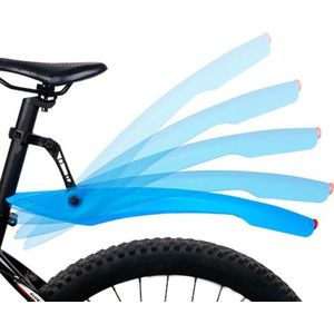 1 Paar Fiets Spatbord Met Led Mtb 24 26 27.5 Inch Voor/Achterwiel