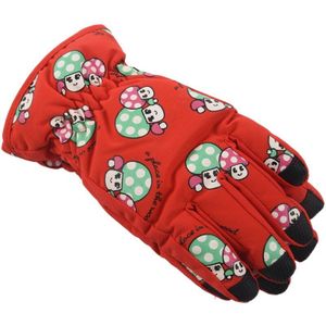 Antislip, Voor 2-4 Jaar Oude Kinderen, Ski Skate Handschoenen (Rood)