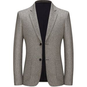 Mannen Blazers Jasje Lente Britse Stijl Effen Mannelijke Slanke Vet Business Casual Blazer Jas Mannen Kleding Bovenkleding BS9933