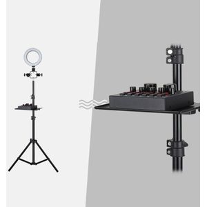 Besegad Universele Geluidskaart Lade Microfoon Mic Rack Stand Lade Telefoon Clip Houder Voor Live-uitzending Stage Vergadering Kamers