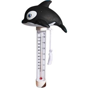 Schattige Dieren Vormige Drijvende Boei Zwembad Thermometer Spa Tub Bad Lezen Display Water Temperatuur Reageerbuis B03A