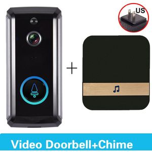 Video Deurbel Ubell Wifi 1080P Smart Video Intercom Deurbel Ip Camera Home Security Monitor Compatibel Alexa Google Assistent