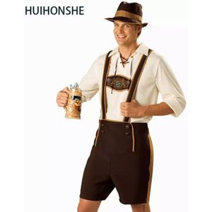 Plus Size Mannen Oktoberfest Kostuums Traditionele Duitse Beierse Bier Mannelijke Cosplay Halloween Octoberfest Festival Party Kleding