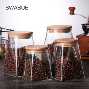 350 Ml/500 Ml/750 Ml/950 Ml Koffie Pot Thee Pot Suiker Pot Glas Container Candy jar Opslag Container Keuken Container Cover