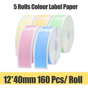 Niimbot D11 Label, Waterdicht, Krasbestendig, Olie Bestendig, Effen Kleur, Supermarkt Printers Label Printer Impressora