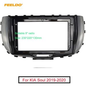 Feeldo Auto Audio 9 &quot;Big Screen Dvd Fascia Frame Adapter Voor Kia Soul 19-20 2Din Dash Installatie panel Frame Kit