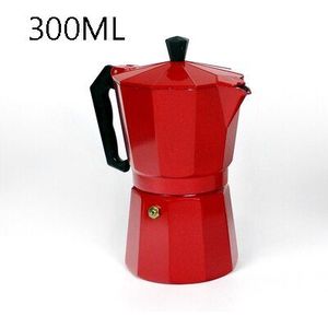 CUKYI 6 cups 300mL Niet-elektrische Koffie Waterkoker Aluminium Materiaal Kookplaat Koffiezetapparaat met Metalen Filter screen