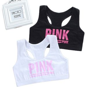 2Pc Tops Voor 12 Jaar Oude Meisjes Training Bras Kids Soft Ondergoed Meisjes Accessoires Ademend Kinderen Sport Bras Voor tiener 8-15