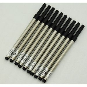 10 Pcs Jinhao Roller Pen Inkt Vullingen Voor Jinhao Rollerball Pennen, Schroef Type 0.7 Mm-Zwarte Kleur