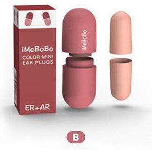 1 Pairs Capsule Oordopjes Super Geluiddichte Slaap Slaapzaal Anti-Snurken Artefact Memory Foam Oordopjes Pillendoosje Anti-geluid oordopje